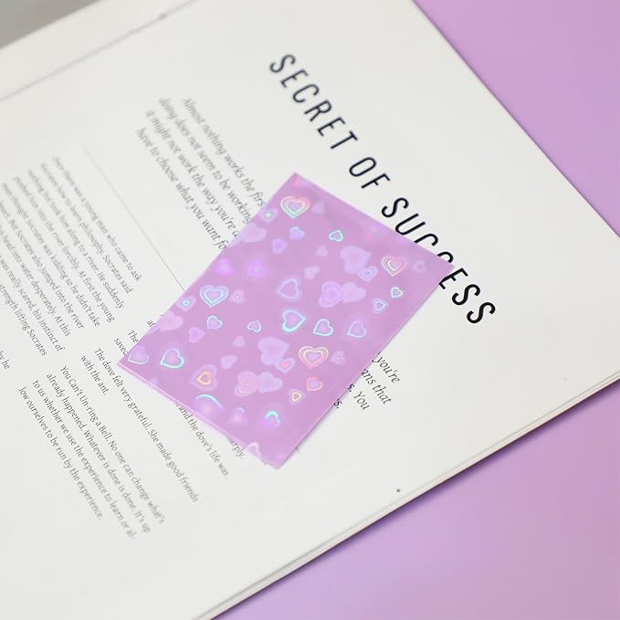 Penitue Photocard Sleeves, Holographic Foil Cover | Photocard Sleeves - Image 6