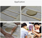 Pottery Special Linen Hessian Cotton Linen Tablecloth Pottery Clay Printing - Image 4