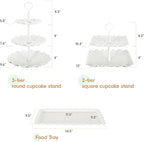 Biodegradable Cupcake Stand Holder, Dessert Table Display Set, Treat Table - Image 3