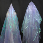 Light Purple Iridescent Organza Fabric - Image 5