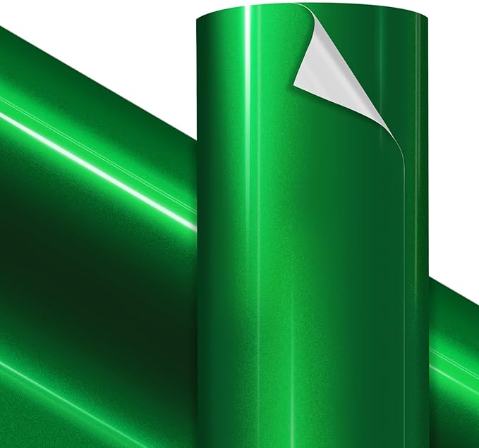 VViViD Premium Liquid Metallic Green Craft Vinyl Roll 1ft x 5ft – Bubble-Free by VVIVIDVINYL