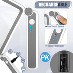 AKKYCVS Magnifying Glass with Light, Rechargeable 5X Large Page Magnifier - Image 5