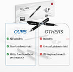 deli Gel Pens, Medium Point Pen Bulk 0.7mm, Smooth Writing, Fast Dry, No Bleed - Image 6