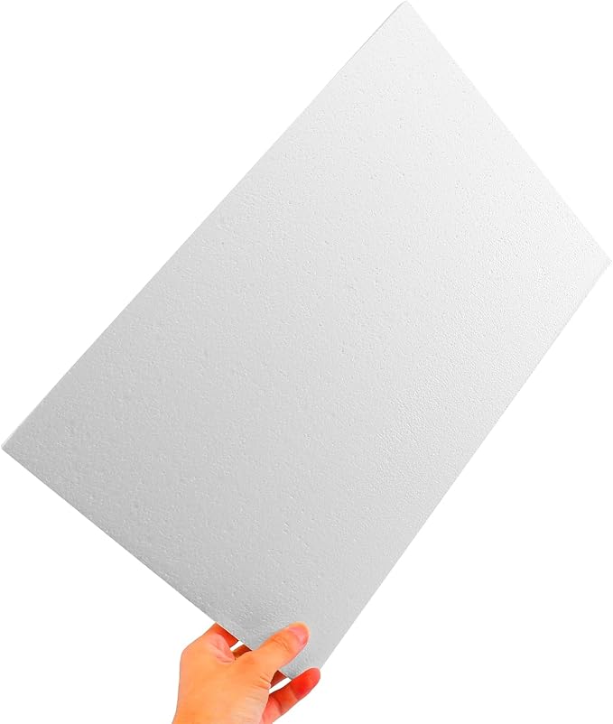 AMZQNART 15pcs 17x11x0.5in Craft Foam Blocks White - Image 3