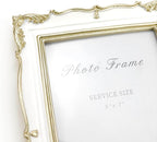 Coshar Vintage Photo Frame 5 x 7 Inch Beige | Antique Picture Frame, Glass Front - Image 5