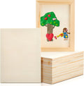 Kathfly 12 Pcs 5 x 7'' Wood Panel Boards, Unfinished Wood Canvas Panels by Kathfly