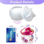 HeyClear Mushroom Jar Resin Molds - Image 2