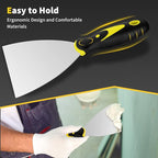 Putty Knife, Stainless Steel Paint Scraper, Taping Knife Tool - Image 3