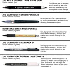 Kuretake Zig Inktober pen set, for Illustration, Manga Drawing, Lettering and - Image 3