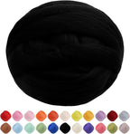 JeogYong Needle Felting Wool, 7.05oz Wool Roving Chunky Wool Yarn, Wet Felting by JeogYong