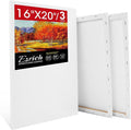 ESRICH Stretched Canvas for Painting 16x20 Inch, Triple Primed Acid-Free Cotton by ESRICH