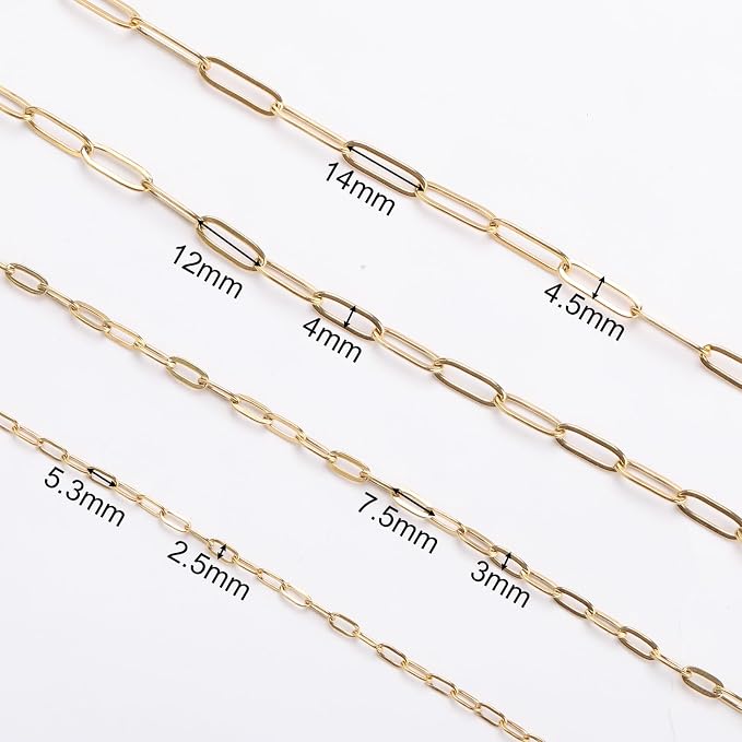 SMYHTGLIF 5 Meters Gold Stainless Steel Chain - Image 4