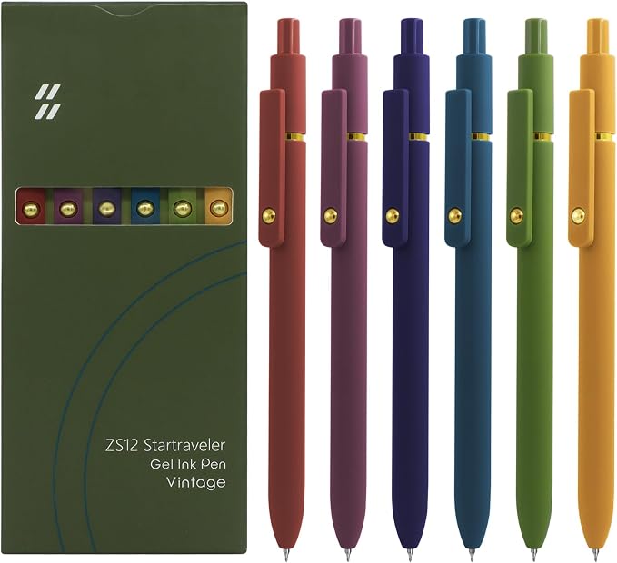 UIXJODO Gel Pens, 0.5mm Fine Point Smooth Writing Pens, High-End Series by UIXJODO