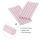 MECCANIXITY 12 Pcs Pure Pink Cylinder Sealing Wax Stick Glue Gun Wax Seal Rod - Image 3