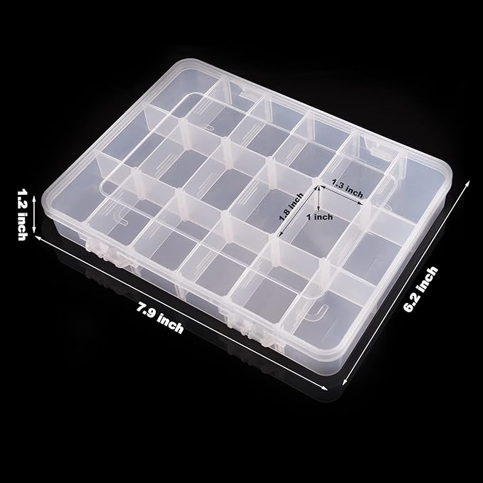 Exptolii 18 Grids Plastic Organizer Box - Image 3