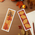 INFUNLY 6PCS Falling Leaf Cross Stitch Bookmark Kit - Image 5