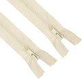 ANPURZII 2PCS #5 48 Inch Beige Separating Jacket Zippers by Unknown