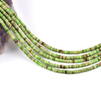 190pcs 4x2mm Green Natural Sea Sediment Imperial Jasper Heishi Disc Rondelle - Image 3