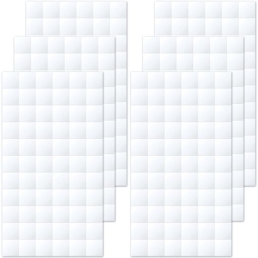 Joez Wonderful 6 Sheets Foam Adhesive Squares, Self Adhesive, Double Sided by Joez+Wonderful