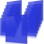 Macarrie 12 Pcs Colored Acrylic Sheets 1/8 Inch Thick Translucent Colored by Macarrie