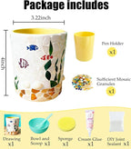 YUCHIYA DIY Glass Mosaic Pen Holder Craft Kit - Image 2