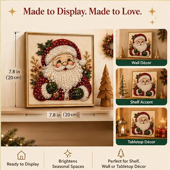 DIY Christmas Pearl Diamond Painting Art Kit - Image 9