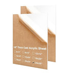 KINLINK 24x36 Plexiglass Sheets 1/8 inch Thick - 3mm White Cast Acrylic Sheet by KINLINK