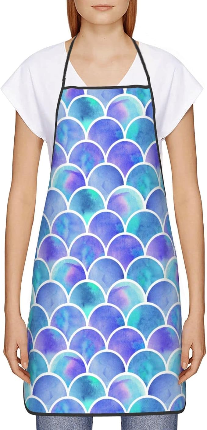 Apron Cooking Chef Work Shop Women Men Baking Decorations Painting Bbq Grilling - Image 3