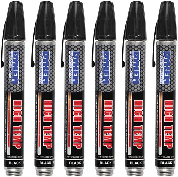 Case of Dykem Fuse Pen Black 6 Each by Rainbow+Art+Glass