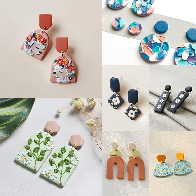 PTFJZ Polymer Clay Cutters for Earring Making - Image 4