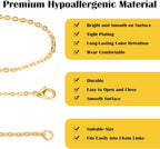 70Ft Jewelry Making Chains, 7 Colors 2mm Stainless Necklace Chains - Image 4