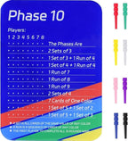Upgrade Phase 10 Scoreboard, 2026 New Acrylic Scoreboard by Give+you+a+new+world+lifestyle