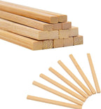 DaTpuik 1/4 x 12 Inch 25 PCS Square Dowel Rods Wood Sticks Wooden Dowel Rods - Image 2