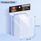 500 Counts Card Sleeves for Trading Cards, Soft Penny Card Sleeves Clear - Image 2