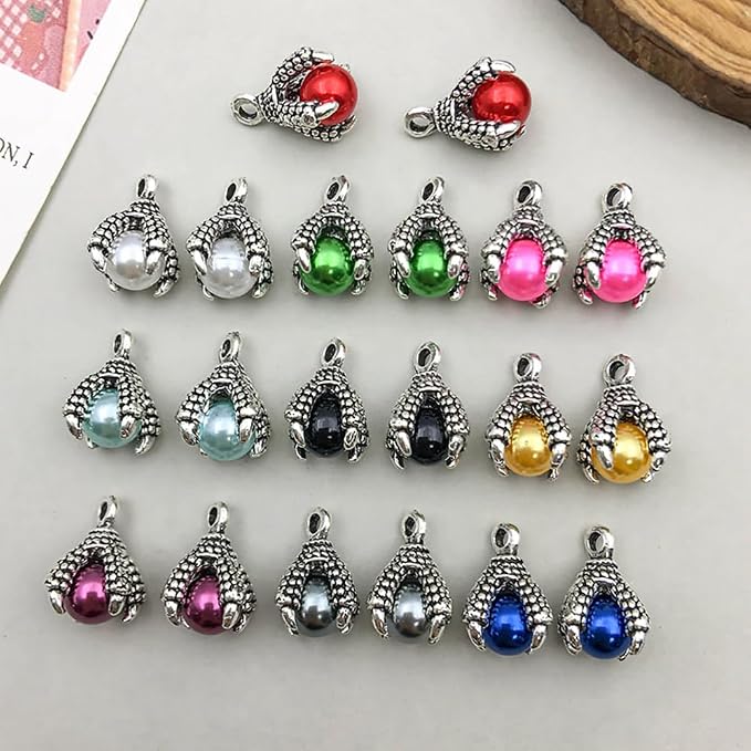 100pcs Bulk Lots Dragon Claw Beads Charms - Image 5