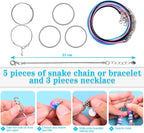 AIPRIDY Charm Bracelet Making Kit, Unicorn Mermaid Crafts Gifts Set Can - Image 5