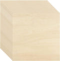 12 Pack Basswood Sheets 11.8 x 11.8 Inch, 1/16 Thin Plywood Wood Sheets by MIVIDE