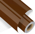 Dark Brown Permanent Adhesive Vinyl Roll by Madlie