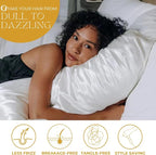 PROMEED 23 Momme White Silk Pillowcase - Image 3