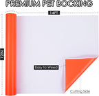 TORC Neon Orange Permanent Vinyl 12" x 14 FT Matte Orange Adhesive Vinyl Roll - Image 2