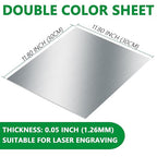 Laser Engraving Double Color ABS Plastic Sheet, Two-Tone Laserable Engraving - Image 2