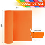 Do²ping Orange Eva Foam Sheets Roll, 10mm EVA Craft Foam 39''x13.9'' High - Image 3