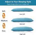 1 MIDDLE ONE Body Pillow, Cooling Memory Foam Body Pillows - Image 7