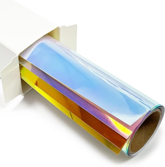 Holographic Heat Transfer Vinyl- 12" x 12'' 4 Sheets Holographic HTV - Image 7