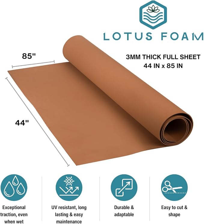 LotusFoam EVA Foam Sheet 3mm – 44"x 85" Craft Foam - Image 2