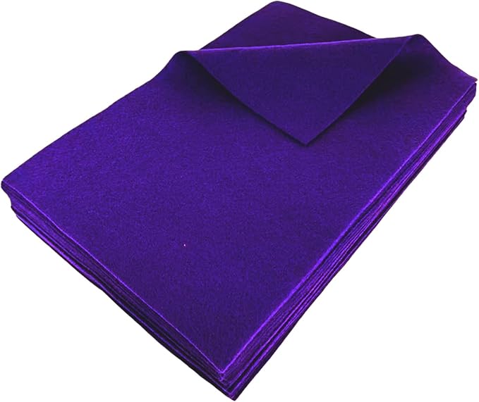 Jtnohx Color Felt, Soft Felt Sheets, 1.4mm Thick 8"x12" Handicraft Felt Fabrics by Jtnohx
