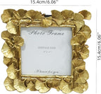 1PCS 4x4 Ginkgo Resin Picture Frame - Image 2