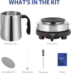 SAEUYVB Candle Making kit with Hot Plate, Candle Making Supplies, Candle Making - Image 2