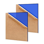 2 Pack 16'' x 20'' Translucent Blue Acrylic Sheet, 3mm Thick Acrylic Plastic by Unknown