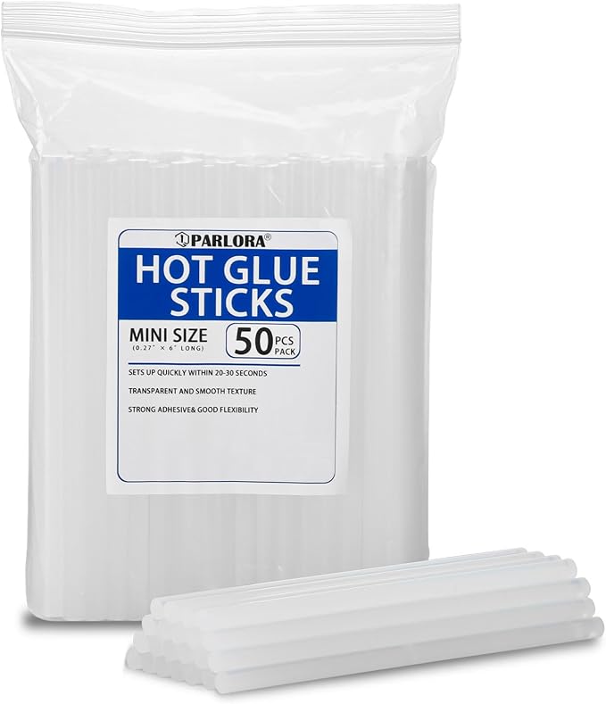 Parlora Hot Glue Sticks, Mini Size, by PARLORAPREMIUMMOBILITYAIDS
